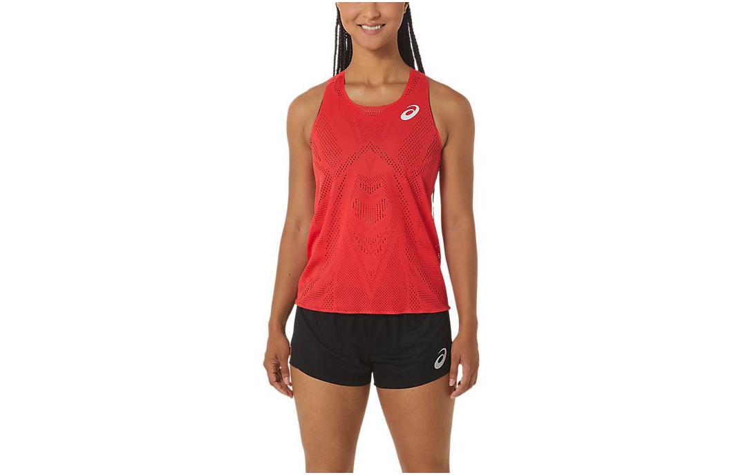 ASICS Ctibreeze Tank Tops Women s Red Crew Neck Moderate Other 2092A379-602 XS