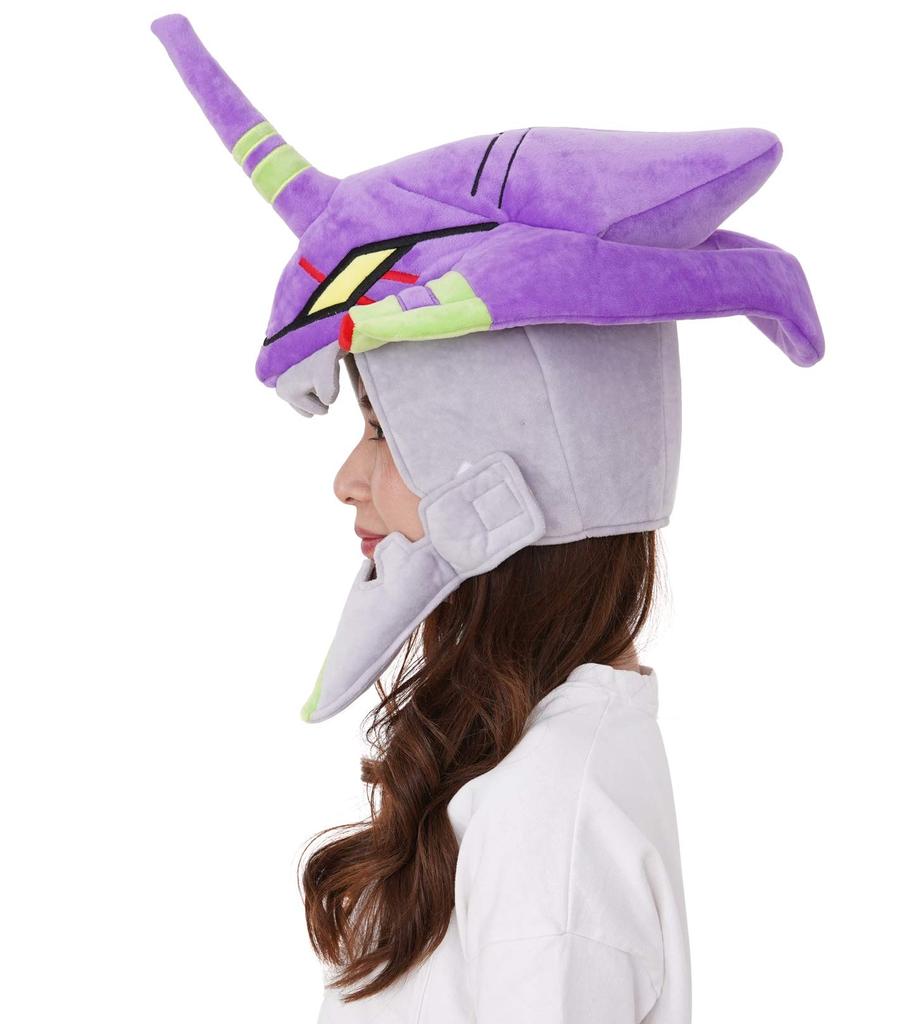 [Sazac] Neon Genesis Evangelion Unit-01 Purple Mascot Cap