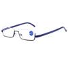Delicate anti-blue reading glasses, high-end high-quality half-frame reading glasses for the elderly, fashionable and comfortable reading glasses, new