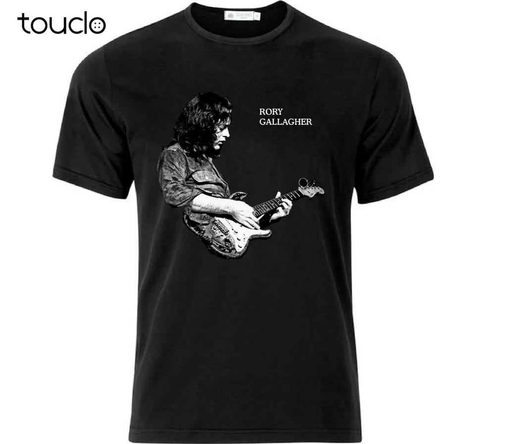 New Rory Gallagher Stratocaster TShirt Black Unisex T Shirts For Unisex Unisex Fashion S5xl Xs5xl Custom Gift Creative Funny Tee