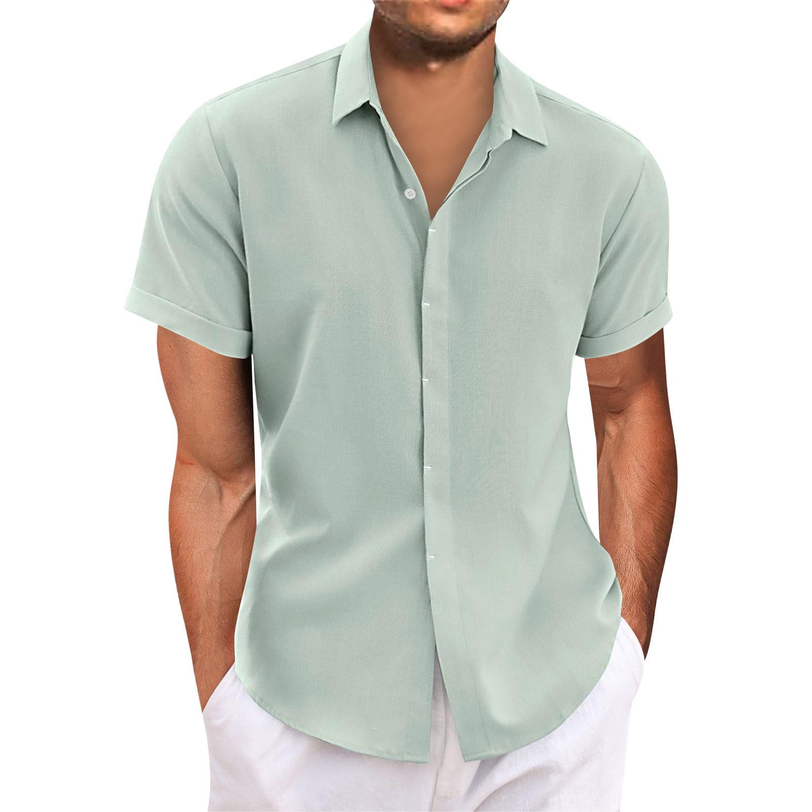 

Гавайская рубашка для мужчин, мужские винтажные рубашки для боулинга на пуговицах, летняя пляжная рубашка с коротким рукавом XXXXL