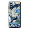 Ocean Whale Shark Swimming Phone Case For Samsung Galaxy S25 S24 S23 S22 Ultra S20 S21 FE 5G S10 S9 Plus S10E Soft TPU Cover