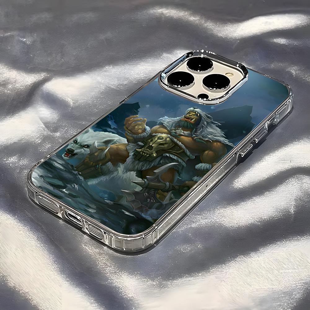 World Of W-Warcraft Phone Case For IPhone 17 Pro Max 16 15 14 Pro Max IPhone 13 Pro Max 11 Plus Transparent Cover
