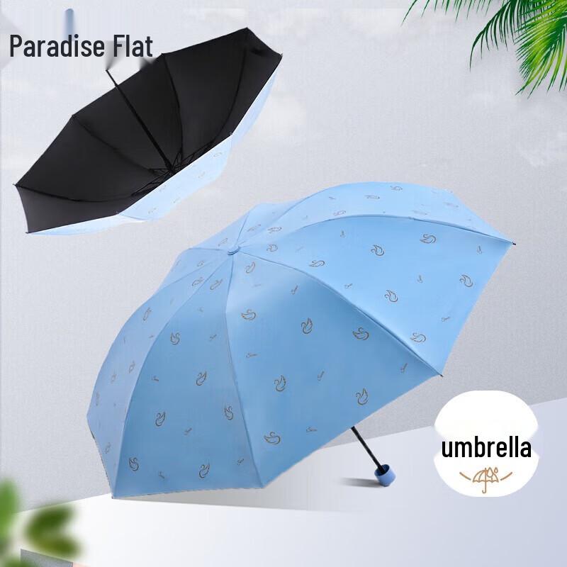 Heaven Anti-UV Three-Fold Sun and Rain Umbrella
