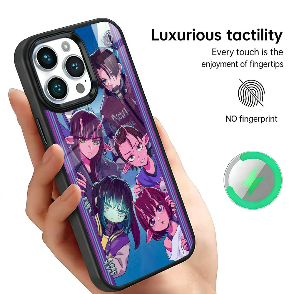

M-Milky S-Subway Anime Phone Case For IPhone17 16 15 14 13 12 11 Plus Pro Max Plus Wireless Charger Cover Funda iPhone12PROMAX