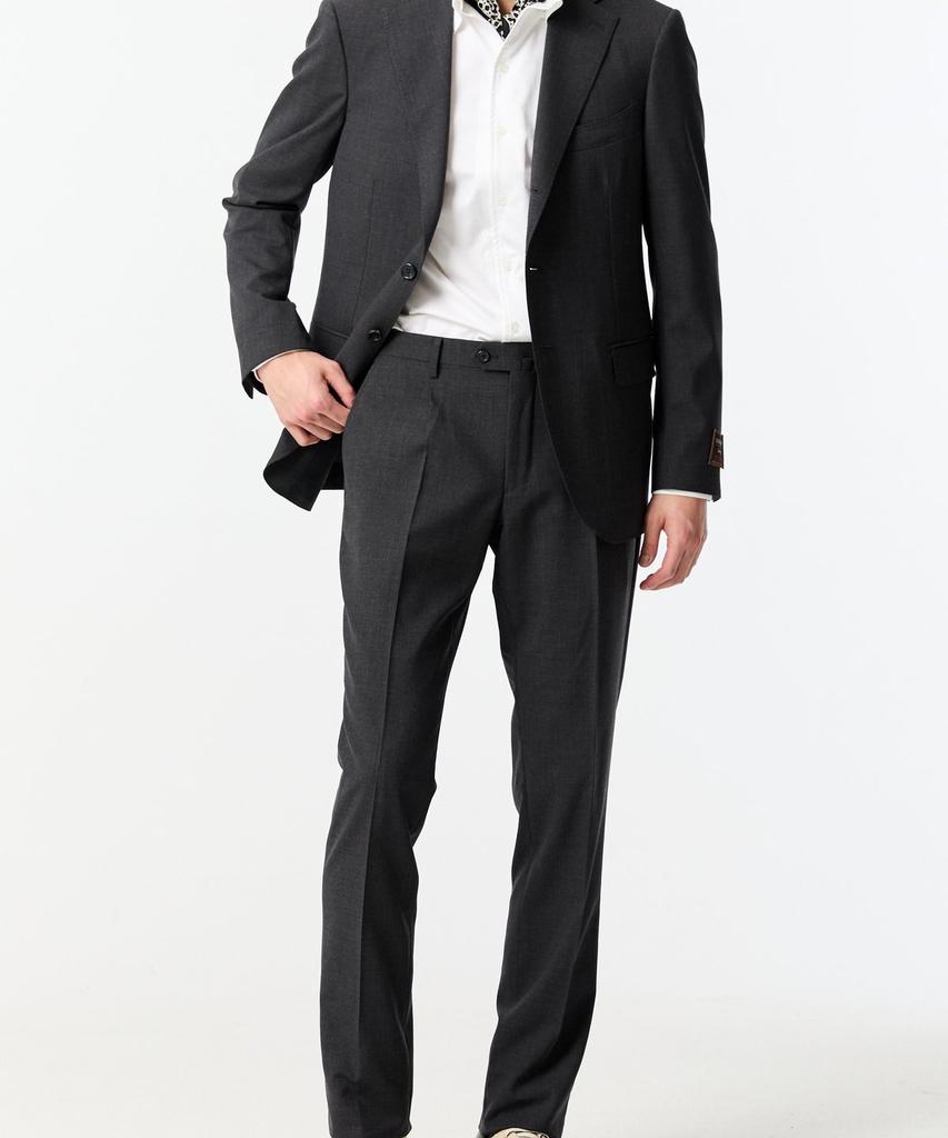 Man On The Boon Tropical Wool Single Suit Jacket_Grey 4714151007