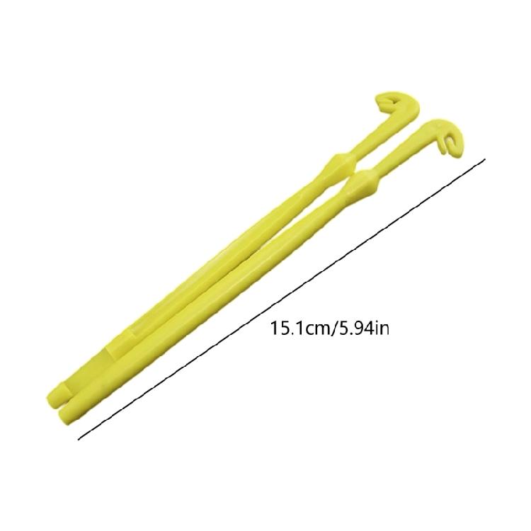 2Pcs Fish Unhooks Extractor Detacher Fast Knot Fly Line Tiers Fishing Knot Tying Tool Plastic Hook Tackle Remover