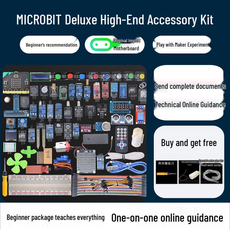 Micro:bit V2 Learning Kit – Entry-Level Robotics & Python Programming