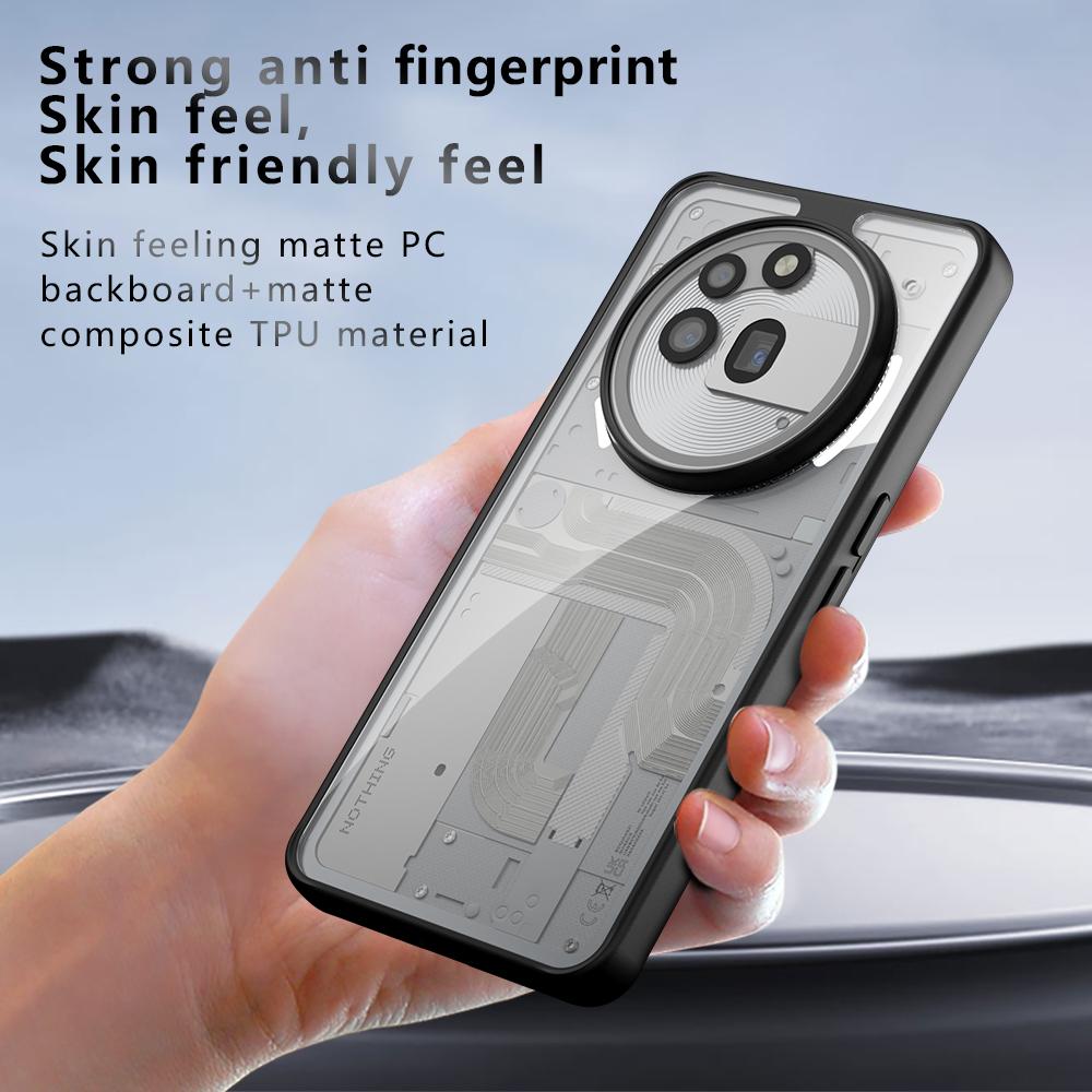 For Nothing Phone 3A Pro TPU Border Case Cover 3D Intergrated Button Case Anti Drop Airbags Covers CMF Coques Nothing Phone 3A