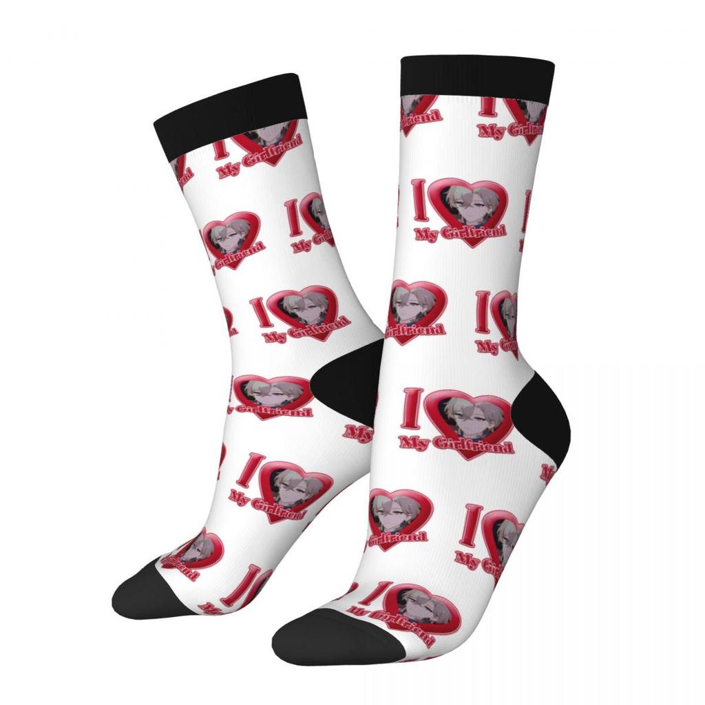 New Men's Socks Honkai Star Rail I Love My Girlfriend Sock Game Anime High Quality Women's Stockings Spring Summer Autumn Winter