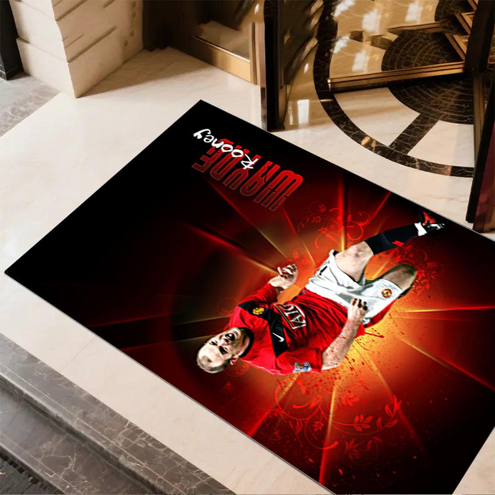 Goalkeeper Action Floor Rug Office Rug Design for Dining Room Hallway Balcony Living Rooms Anti-slip Rug Anime Office Decor