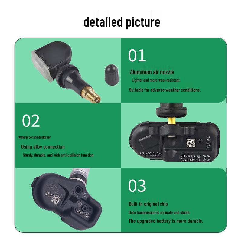 OE135968773 passt für Reifendrucksensormonitore von Buick, Chevrolet, Cadillac und GMC.