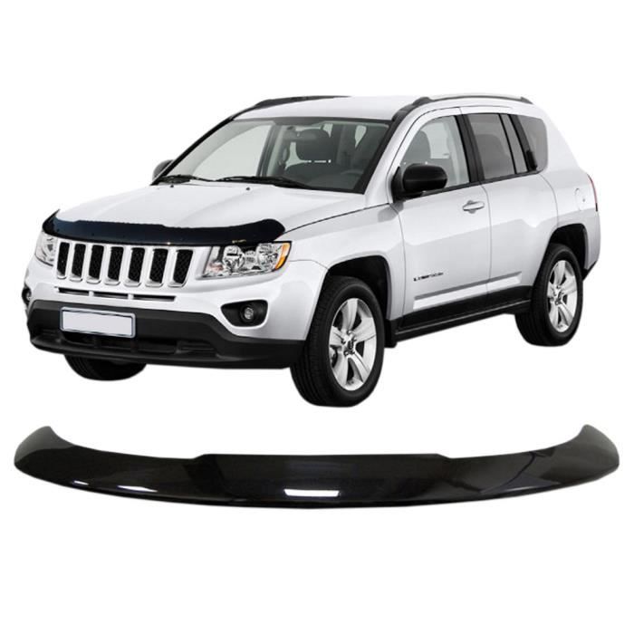 Déflecteur de Capot - SCOUTT - Jeep Compass 2013-2017 - ABS - Installation Facile - Noir