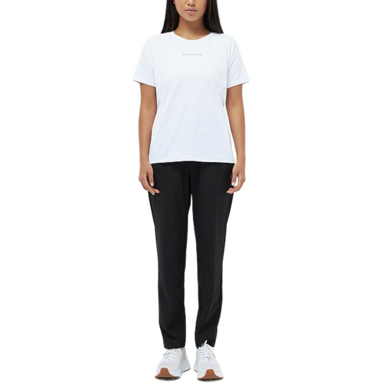 Skechers UV Protection Elastic Tapered Cool Casual Pants Women pants Carbon-Black P324W013-0018