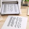 4PCS Cutter Mold, Flowers Plants And Vines Shape Cutting Dies, Sharp Carbon Steel Cut Stencils, for Scrapbooking And Card Making