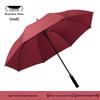 Extra Large Reinforced Windproof Double Automatic Umbrella for Men, Women, and Cars - Waterproof, Long Handle, Extra Thick, and Ideal for Rainstorms.