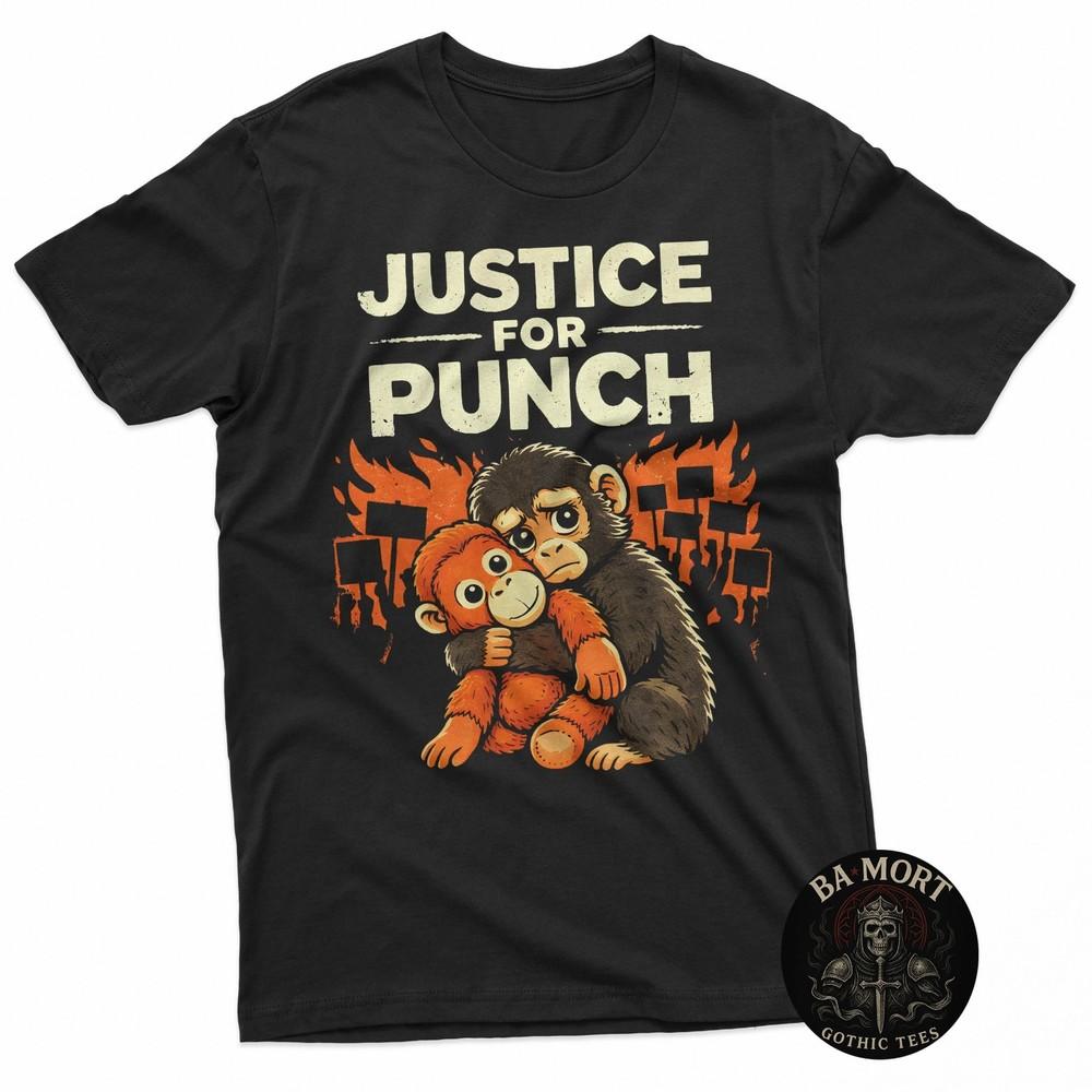 Justice For Punch The Monkey TShirt Unisex T-Shirt L