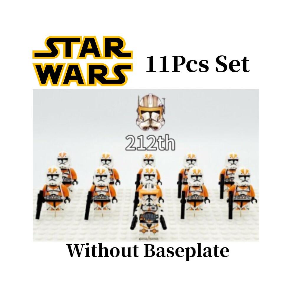 11pcs Star Wars Clone Troopers Minifigures Building Blocks Diy Toys Gifts Kids