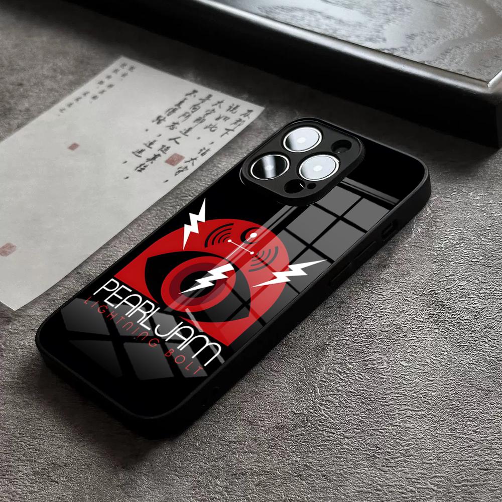 Fashion Future Days P-pearl Jam Phone Case For iPhone 18 17 16 Pro Max 15 Plus 14 Pro 12 11 13 Mini X XR XS Max SE Glass Cover