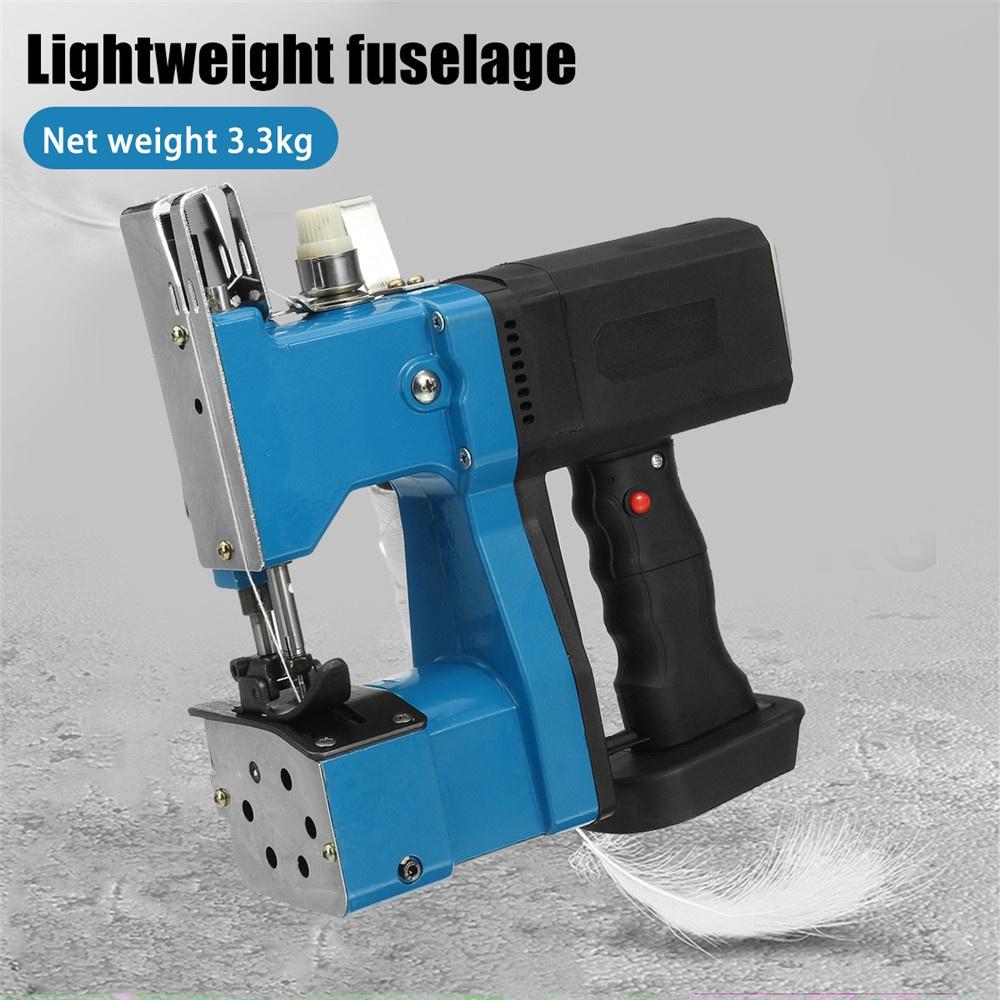 Portable Cordless Electric Sewing Machine Mini Automatic Packaging Agriculture Textile Industry Woven Bag Sealing Machine 1000W