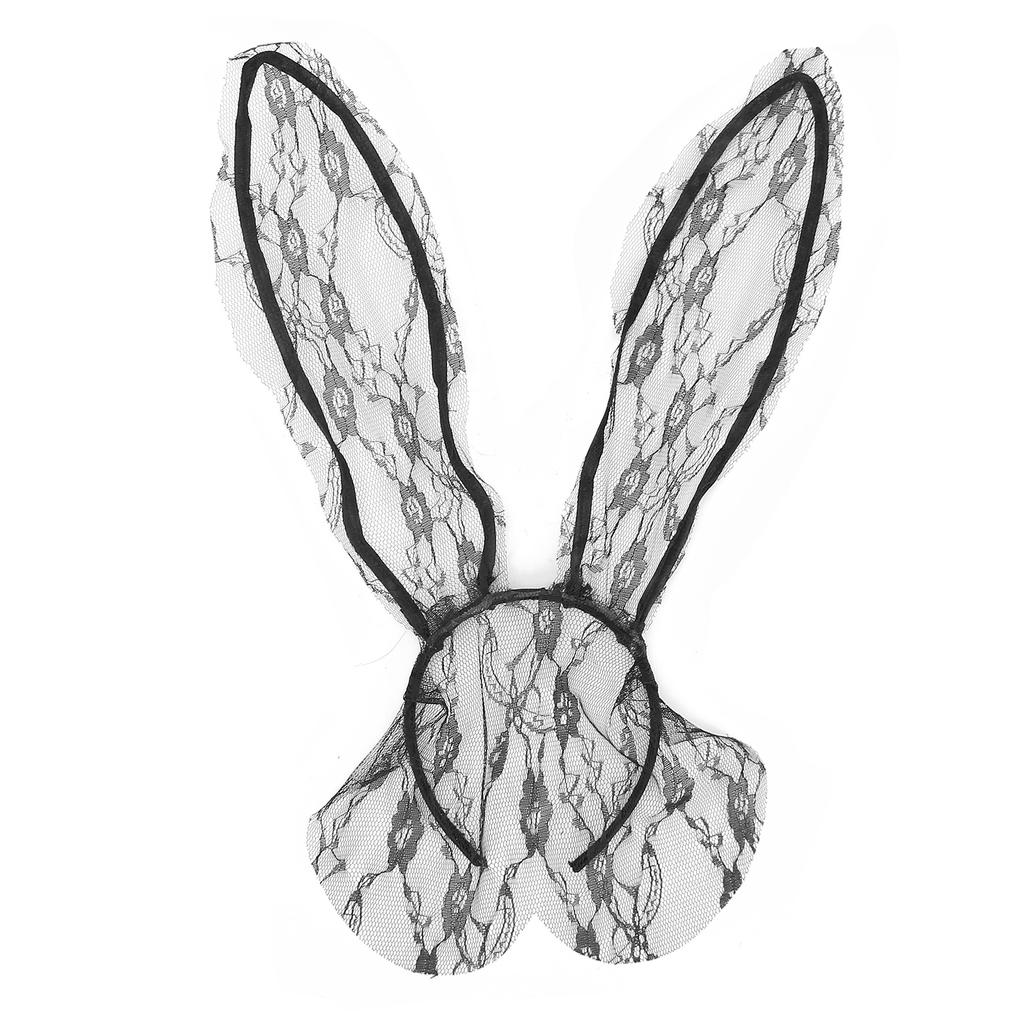 Bunny Ear Headband Women Headwear Costume Accessory for Party Cosplay Daily Life