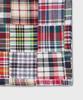 AMFEAST Archive Piece Open Collar Shirt Red Patchwork