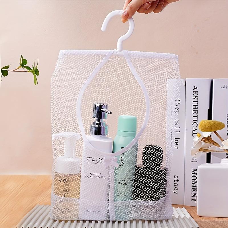 Bathroom Kids Toys Storage Bag Multifunctional Mesh Net Bag Makeup Organizer Drying Rack Balcony Socks Clothes Storage Basket