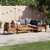VidaXL Garden Lounge Set with Cushions 5 Pcs Solid Acacia Wood, Outdoor Sofa Set, Modular Sofa, Sofa 3214862