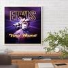 Elvis Presley Personalized Name Round Diamond Painting Kit Diamond Embroidery Painting Rhinestones Mosaic Frameless Handwork Decoration Arts