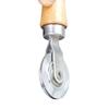Wooden Handle Steel Wheel Rolling Tool For Double Window Installation Durable Screen Door Hand Spline Roller