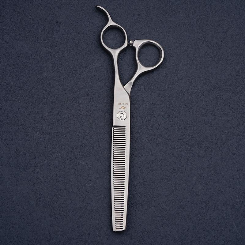 Professional Pet Grooming Scissors Set: Tooth, Curved, Straight, Thinning, Rounding