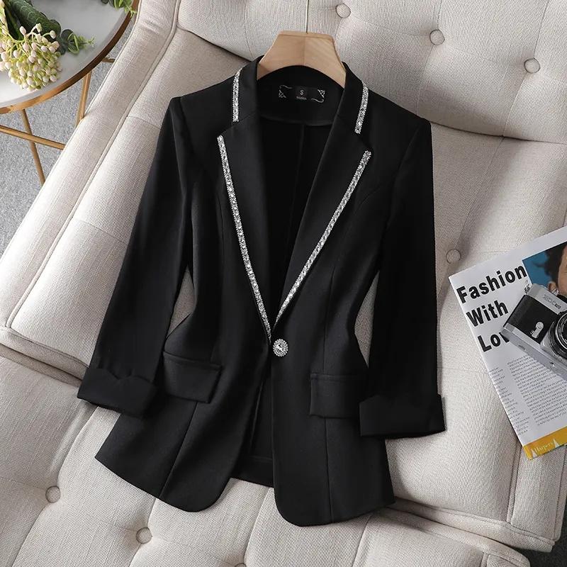 Women's Summer Jacket Suit Jacket Fashion Thin Cardigan