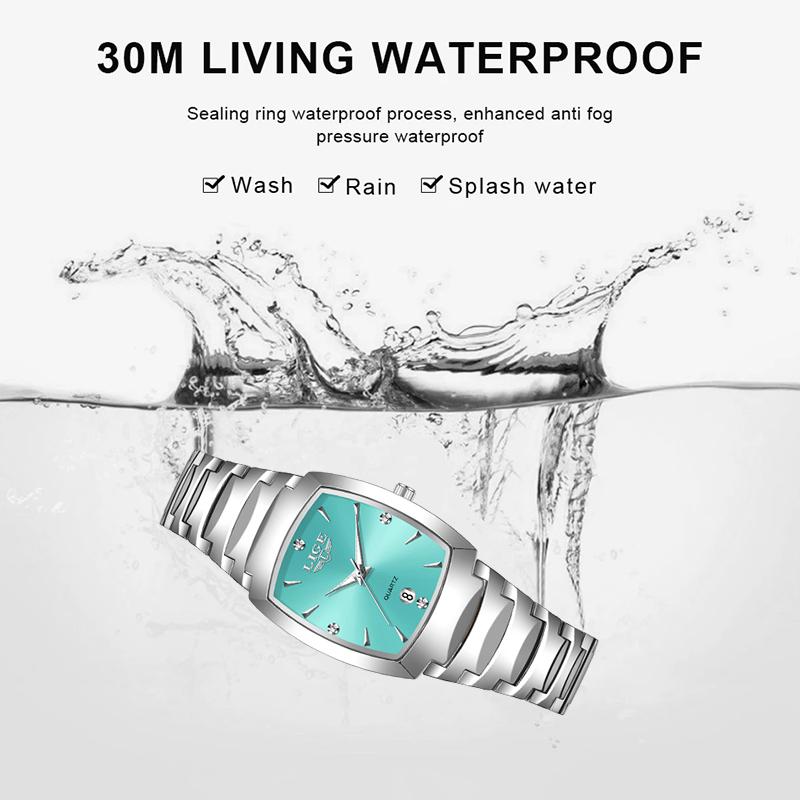 Casual Square Quartz Watch Ladies Fashion Waterproof Date Women Watch Simple Elegant Sports Student Watches Gift For Women