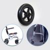 5Inch Wheelchair Front Castor Anti Slip Wear-resistant Solid Tire Wheel Replacement Shopping Cart Wheels Wheelchair Accessories