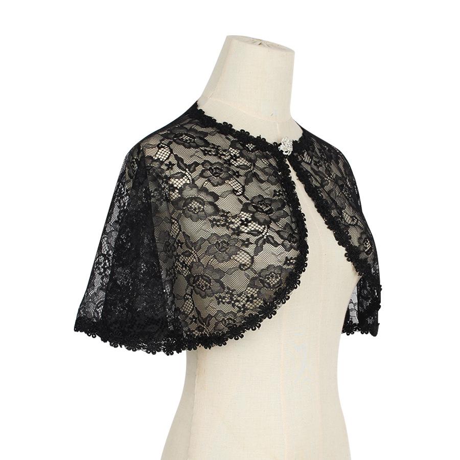 Diamond Lace Cape Coat Female Cape Shoulder With A Small Cape Summer Hundred With Thin Bridal Gown With Cardigan