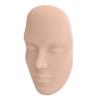 3D Makeup Practice Face Board Realistic Reusable Silicone Cosmetic Mannequin Face with 7PCS Brush for Beginner Medium