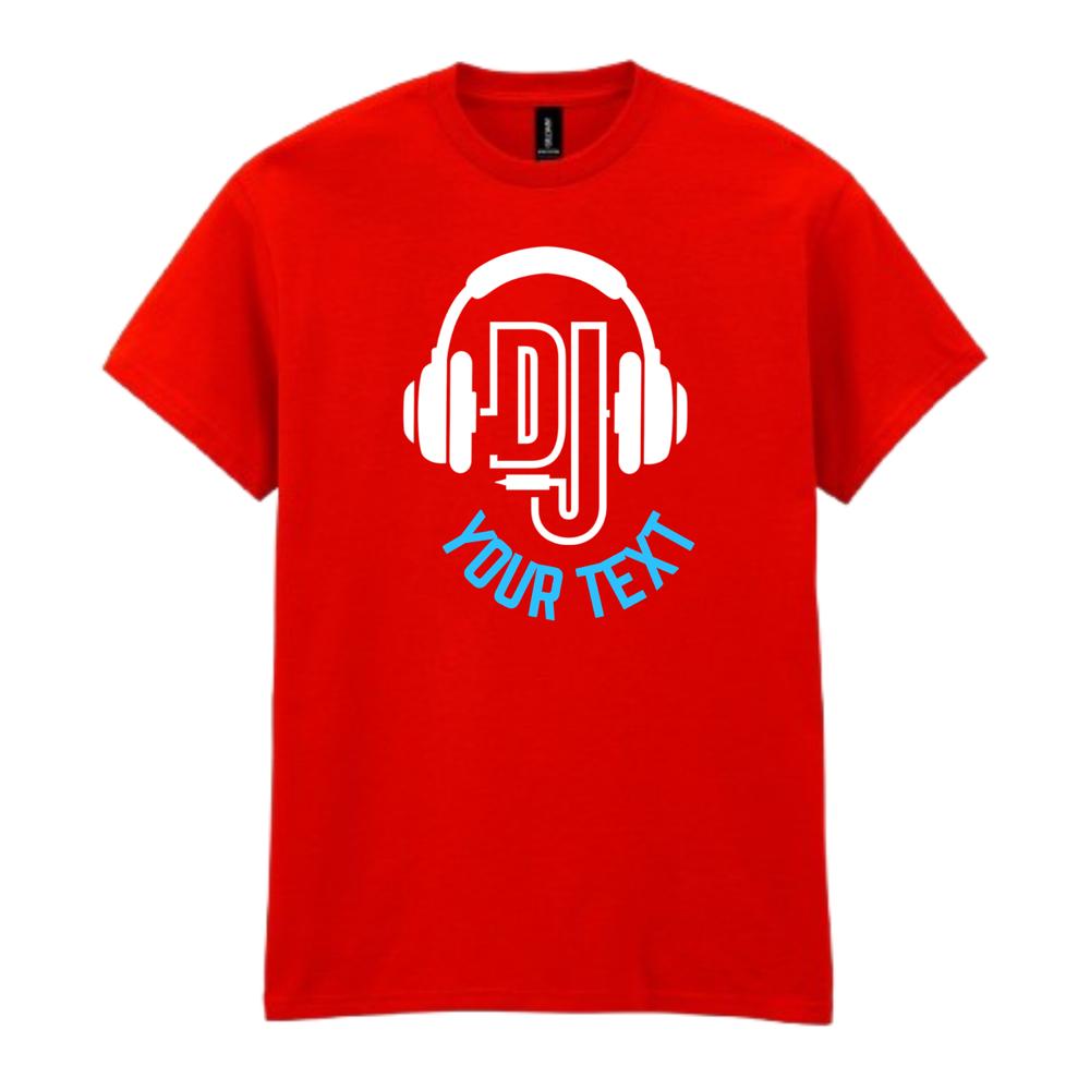 Unisex DJ Your Text Personalised TShirt Novelty Top Funny Gift Custom TShirt M