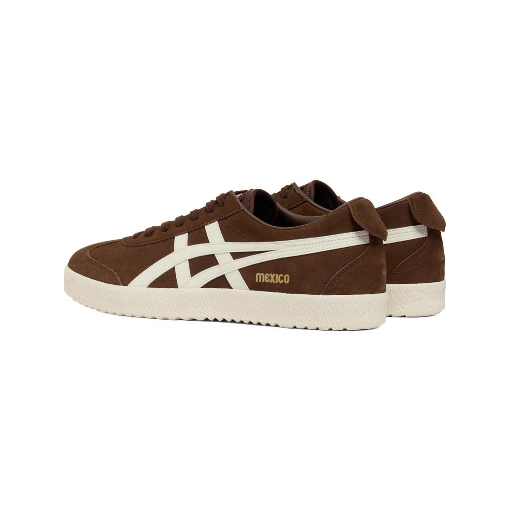ONITSUKA TIGER Mexico 66 Delegation Synthetic Leather Classic Brown Fashion Lifestyle Shoes Unisex Sneakers 1183C344-200