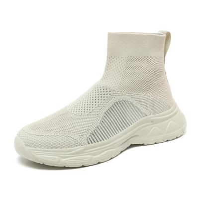 Men's and Women's Spring and Autumn Leisure Sports Shoes Large Size  Couple High Top Ankle Boots Fitness Loafers