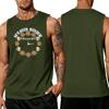 Men's Casual Sleeveless Tank Top Loose Fit Summer Daily Wear Muscle Shirt Printed Graphic Design Lightweight Comfortable