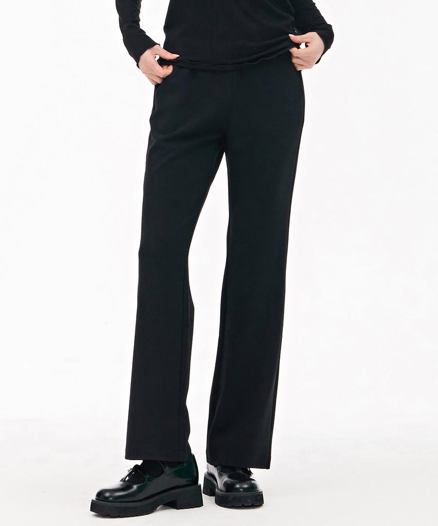 CHASECULT Women'S Bootcut Easyband Pants - Black