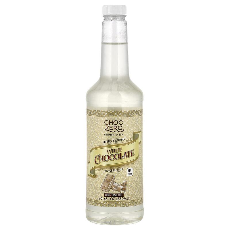 Premium Syrup, White Chocolate, Sugar Free, 25.4 Fl Oz (750 Ml)