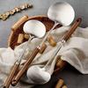 Spatola in Acciaio Inossidabile 201 Manico Antiscivolo Testa Morbida Paletta da Cucina Lunga Resistente al Calore Girarrosto da Cucina Per Friggere Saltare in Padella Pancake