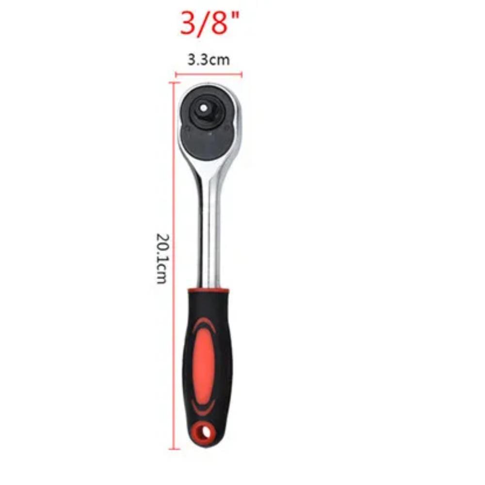 Torque Wrench,1/4" 3/8" 1/2" Steel High Torque Ratchet Wrench for Socket 24 Teeth Quick Release Wide Used Professional Hand Tool