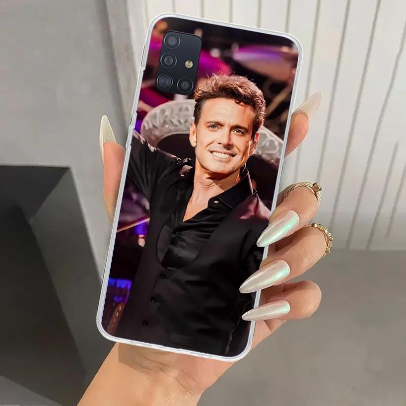 L-Luis M-Miguel Singer Phone Case for Samsung Galaxy A52 A32 A22 A12 A02S A50S A30S A10S Note 20 Ultra 10 Plus S10 A31 A20 A71 A