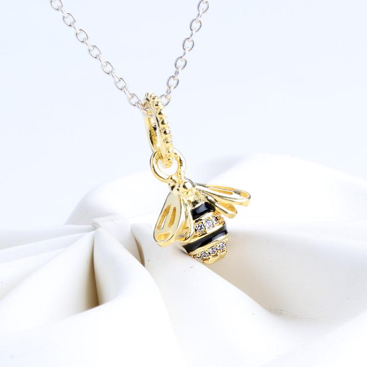 Queen Bee Pendant: S925 Sterling Silver European & American Style