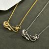 Inspired Eyecatching Snake Choker Necklace For Women In Stylish Gold And Finish Silver