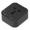 Square Track Adapter Surface Mounted Power Outlet Socket with Indicator Universal Interface 250V 13A