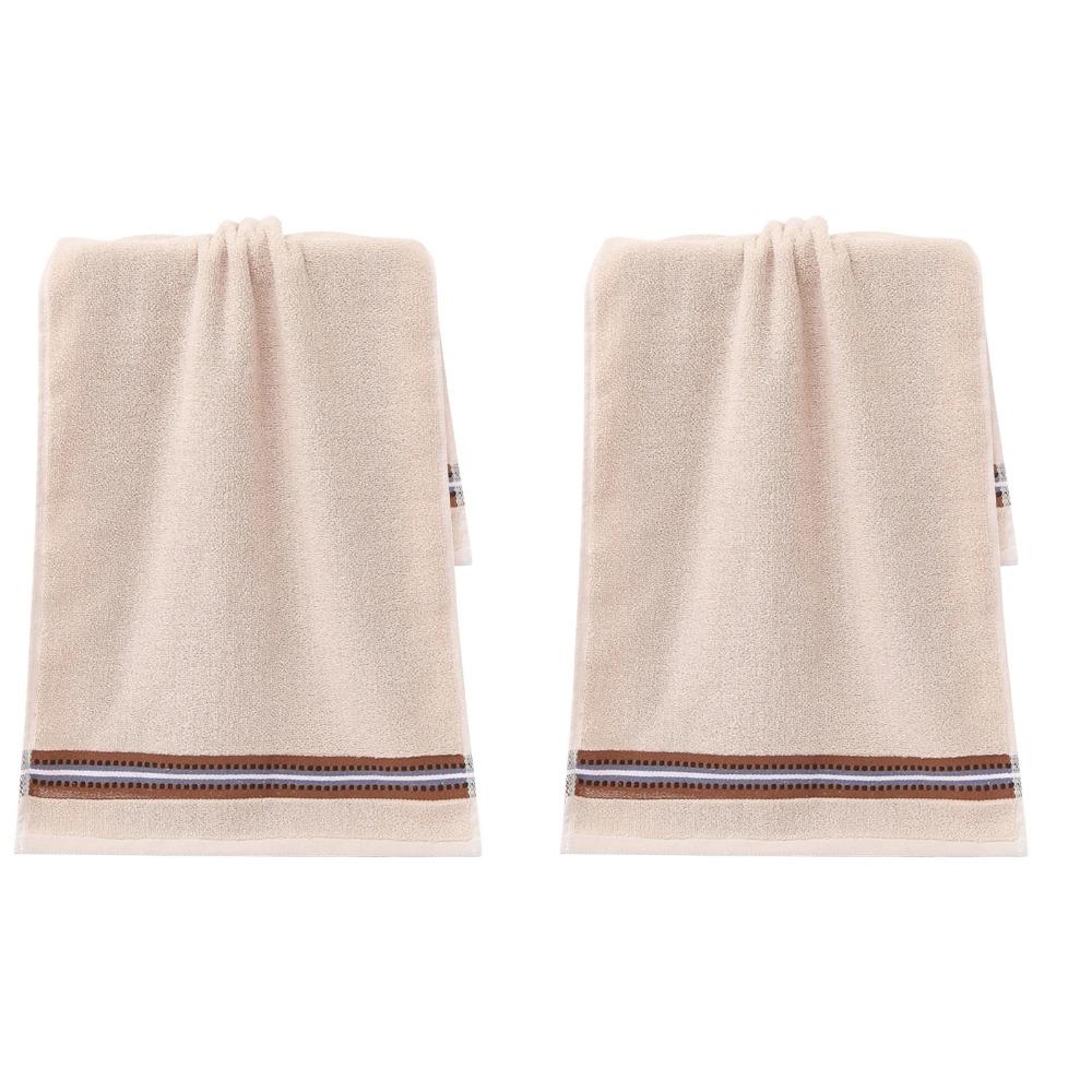 

2Pcs Luxury Cotton Face Towel Love Hand Towel Dry Hair Towel Couple Shower Towel Couple кавовий