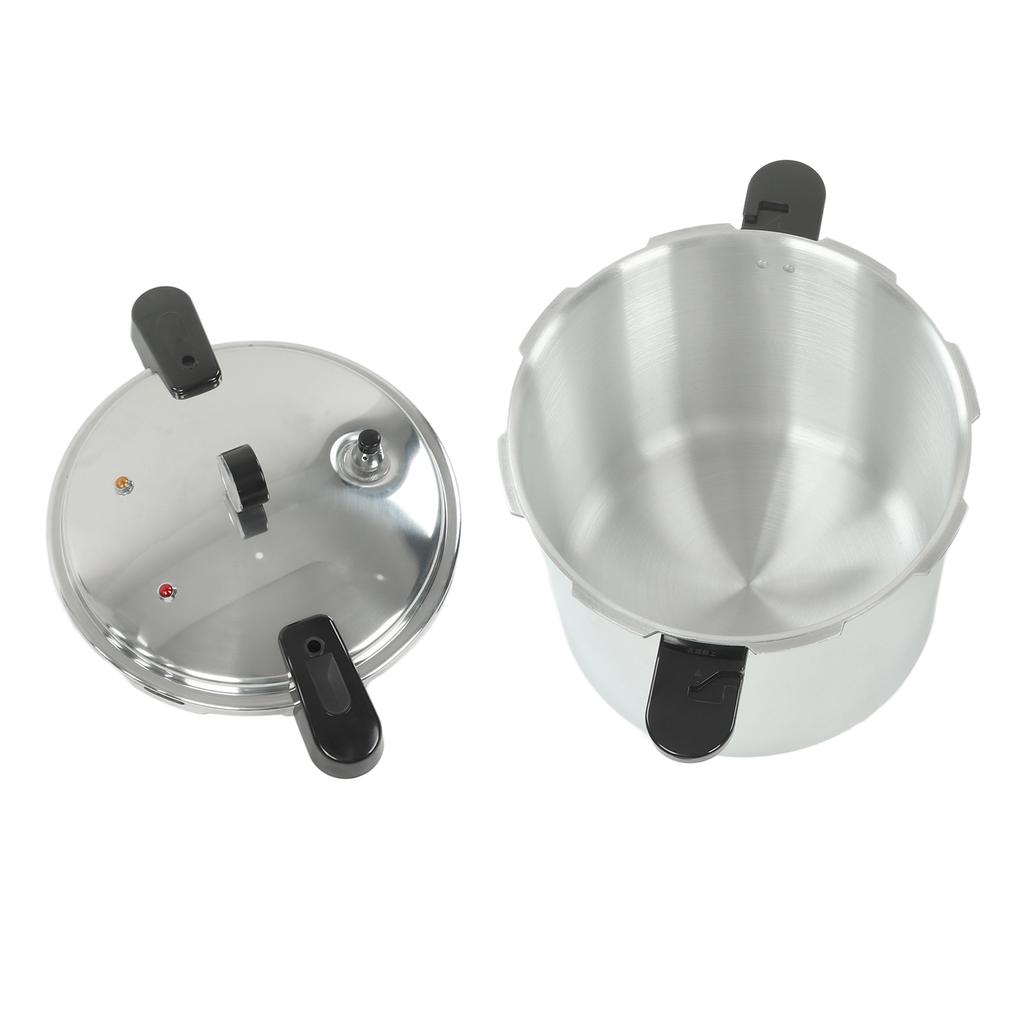 Pressure Cooker Aluminum Alloy 23L Pressure Cooker with Gauge Multifunctional Pressure Canner for Home Restaurant Hotel